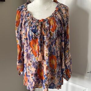 Floral Print Women's Top